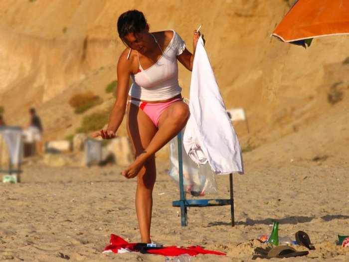 Подборка пляжных девушек! (80 фото)