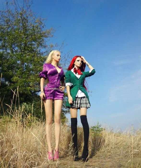 Живые куклы из Украины (11 фото)
