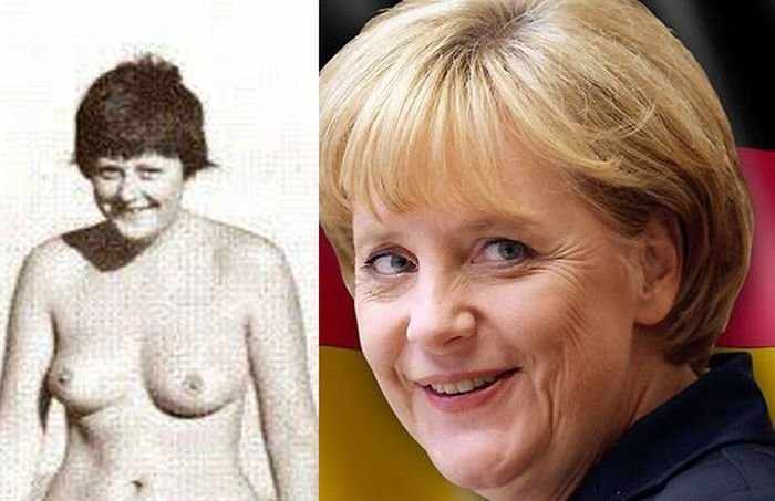 Голая Ангела Меркель (3 фото)
