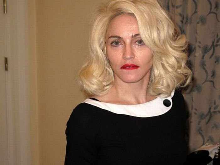 Мадонна перед фотосессией (6 фото)